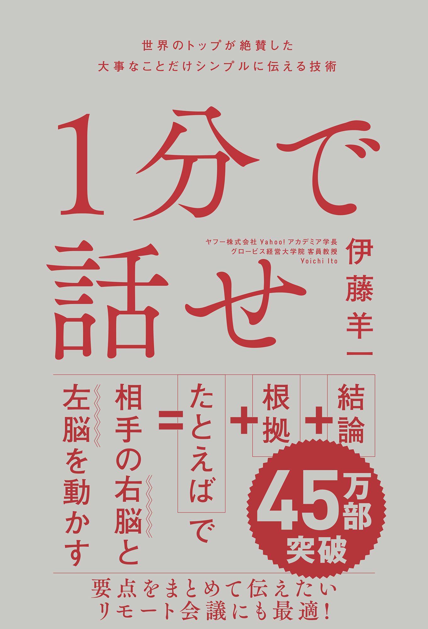 １分で話せ